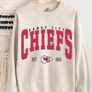 Kansas City NFL Football Gifts Crewneck Sweatshirt Retro Fan Apparel 05